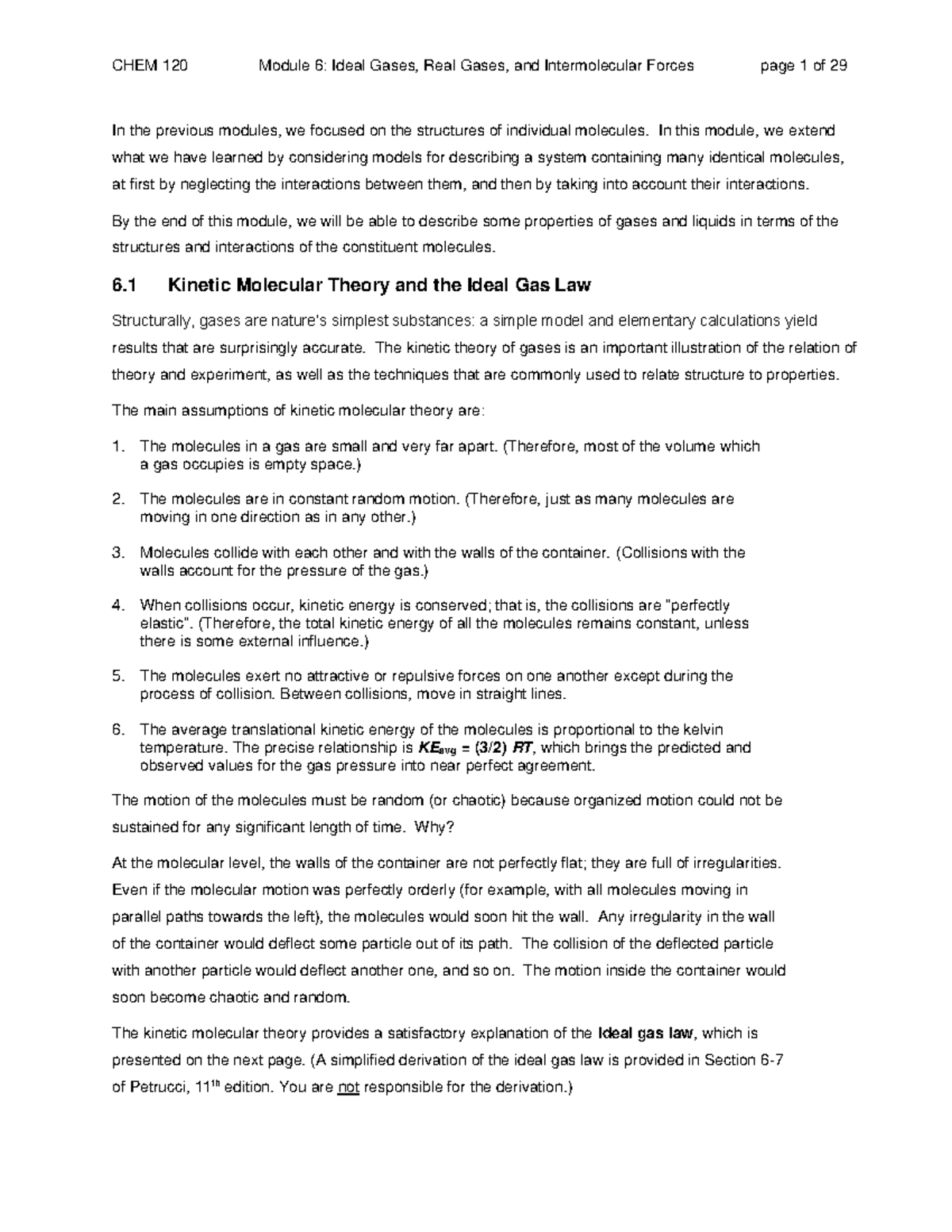 8 c120 module 6 f20 - Practice work for course - In the previous ...