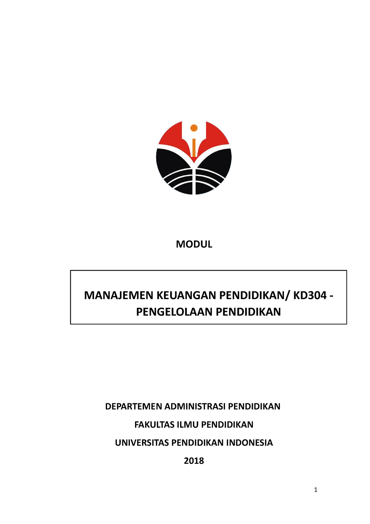 Materi Manajemen Keuangan Pendidikan (Dr. H. Abubakar, M.Pd.) - MODUL ...