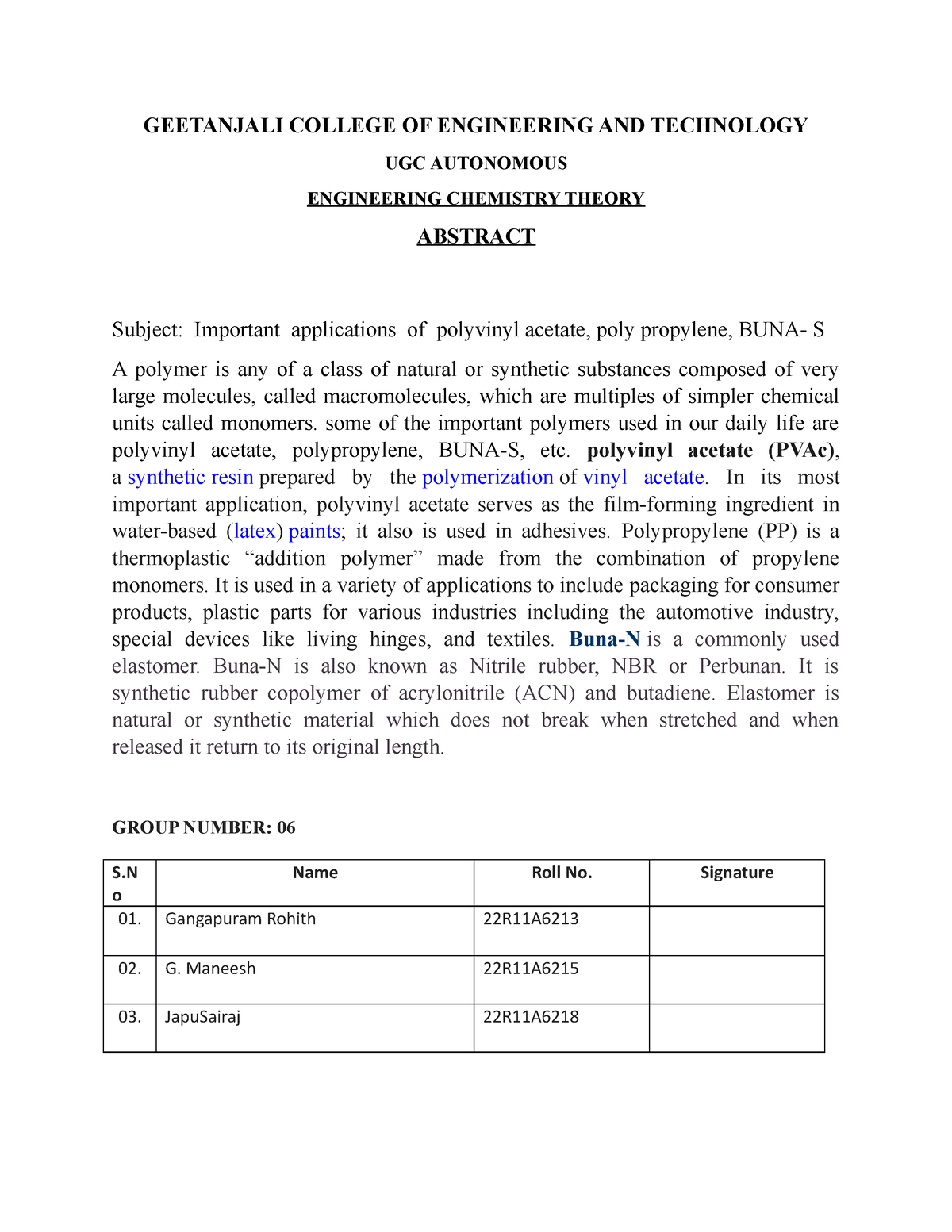 Ec Theory Abstract - GEETANJALI COLLEGE OF ENGINEERING AND TECHNOLOGY ...