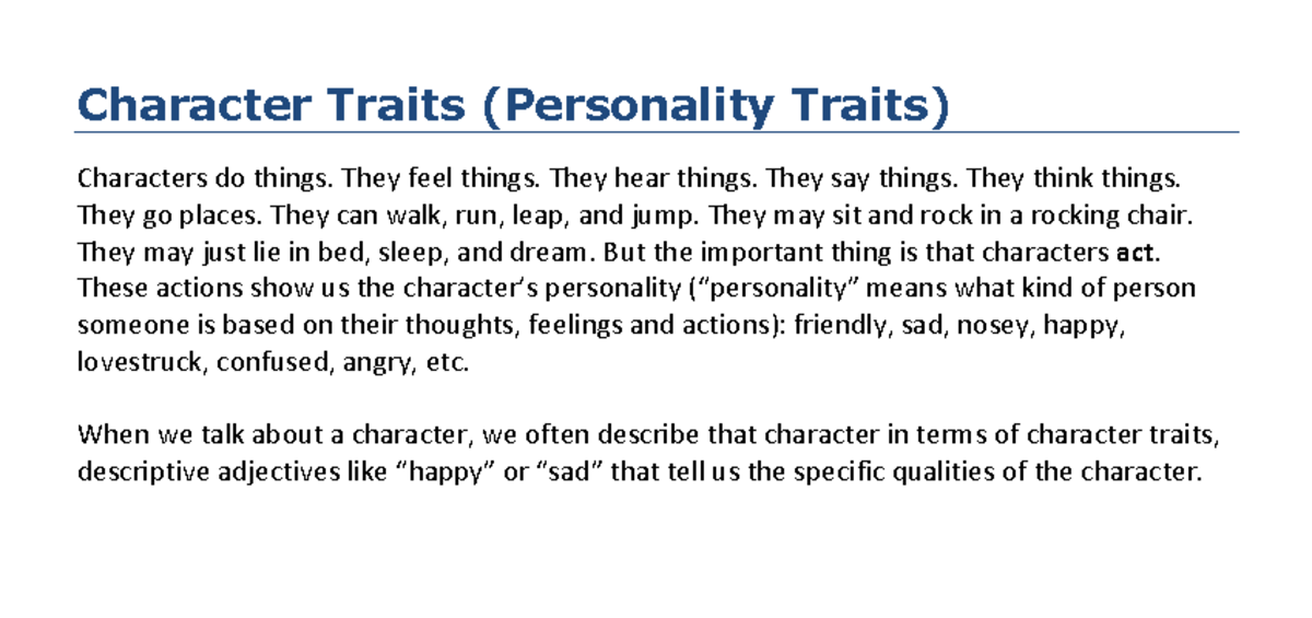 Character-personality-traits - Character Traits (Personality Traits ...