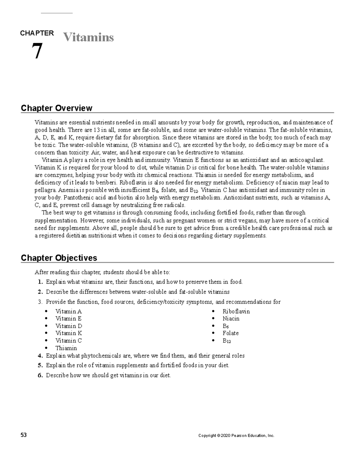 ch 7 case study betting on vitamins