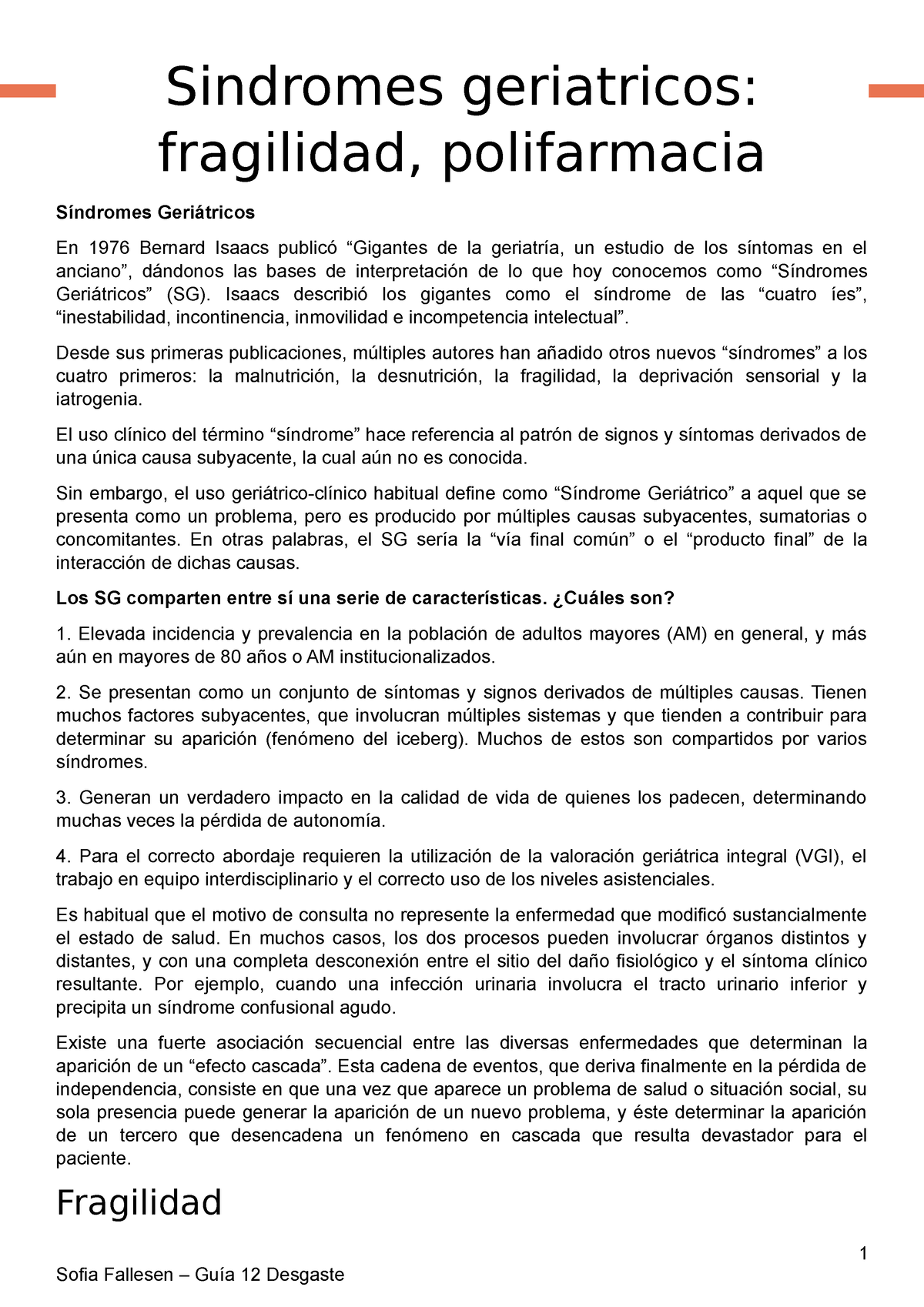 Guia 12 Sindromes Geriatricos Fragilidad - Sindromes Geriatricos ...