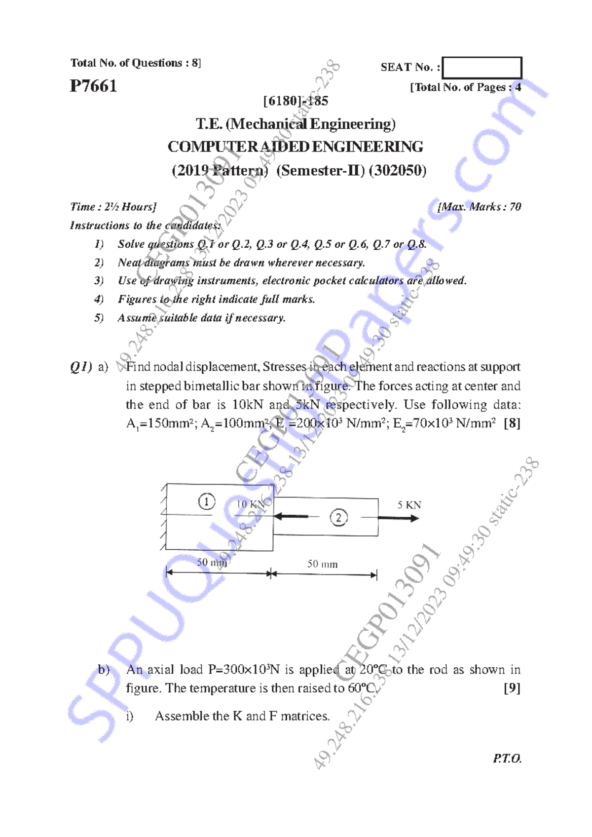 Be mechanical-engineering semester-6 2023 november computer-aided ...