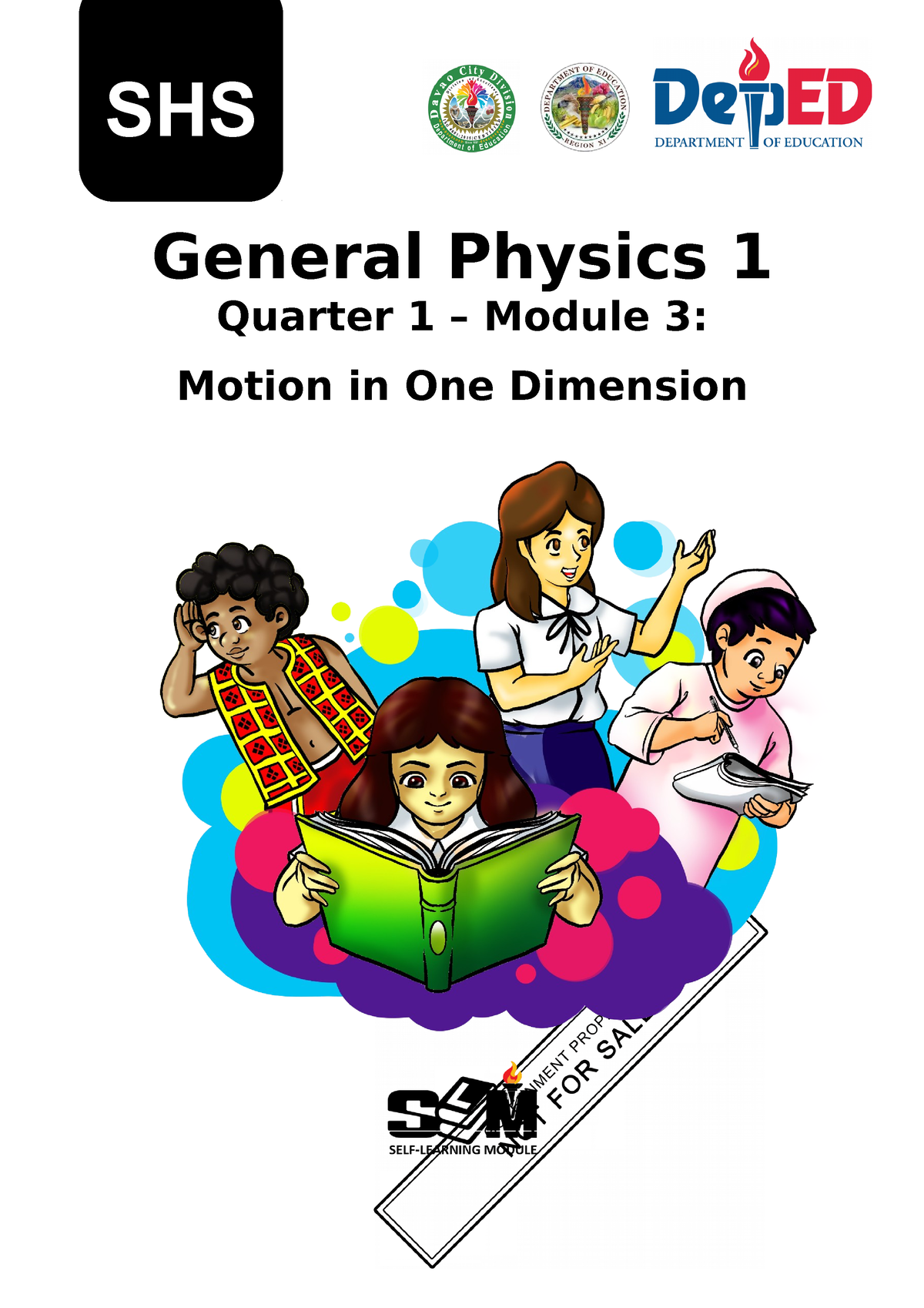 General Physics 1 Quarter 1 Module 3 Motion In 1 Dimens - General ...