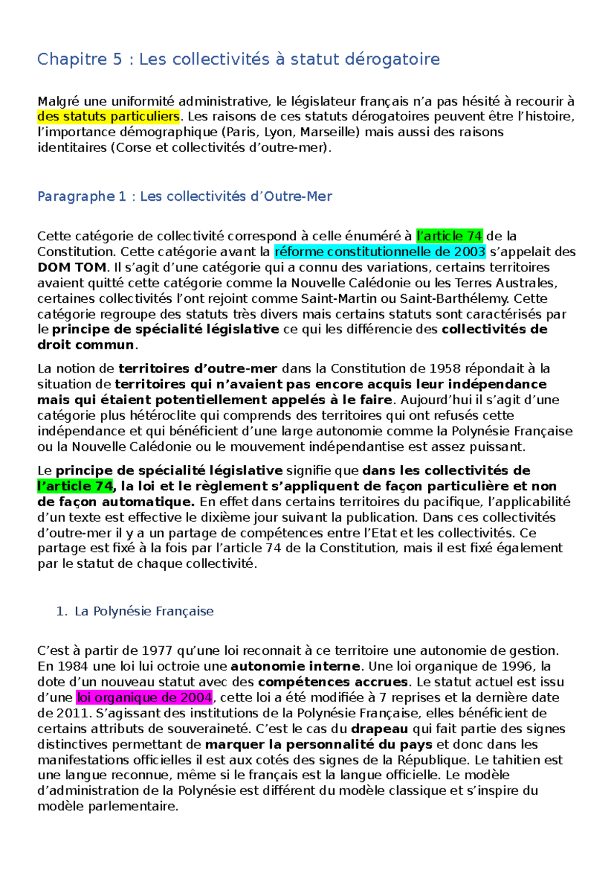 Quelles Collectivités Sont À Statut Particulier – XFQS