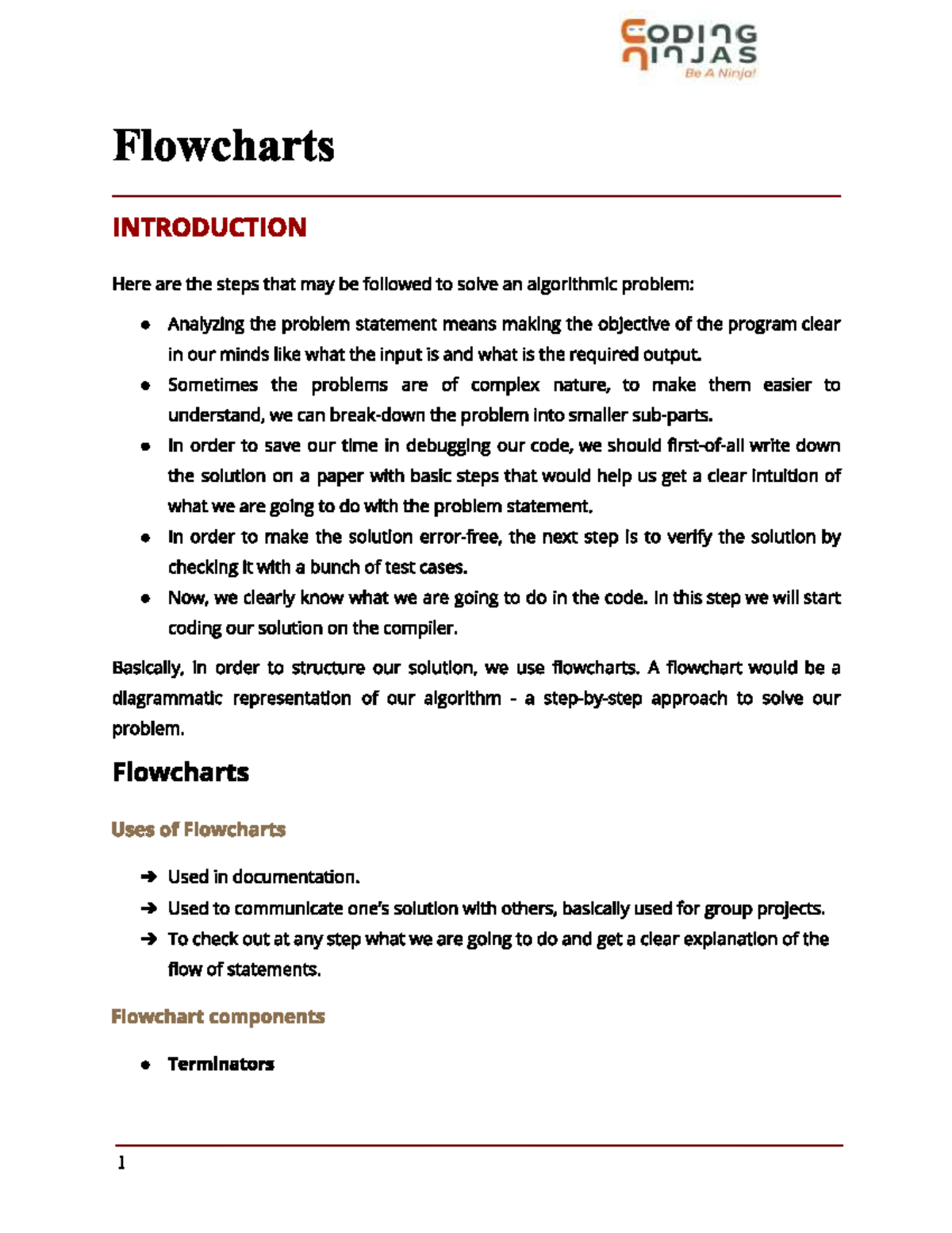 Flowcharts - Data structures and algorithms - Studocu