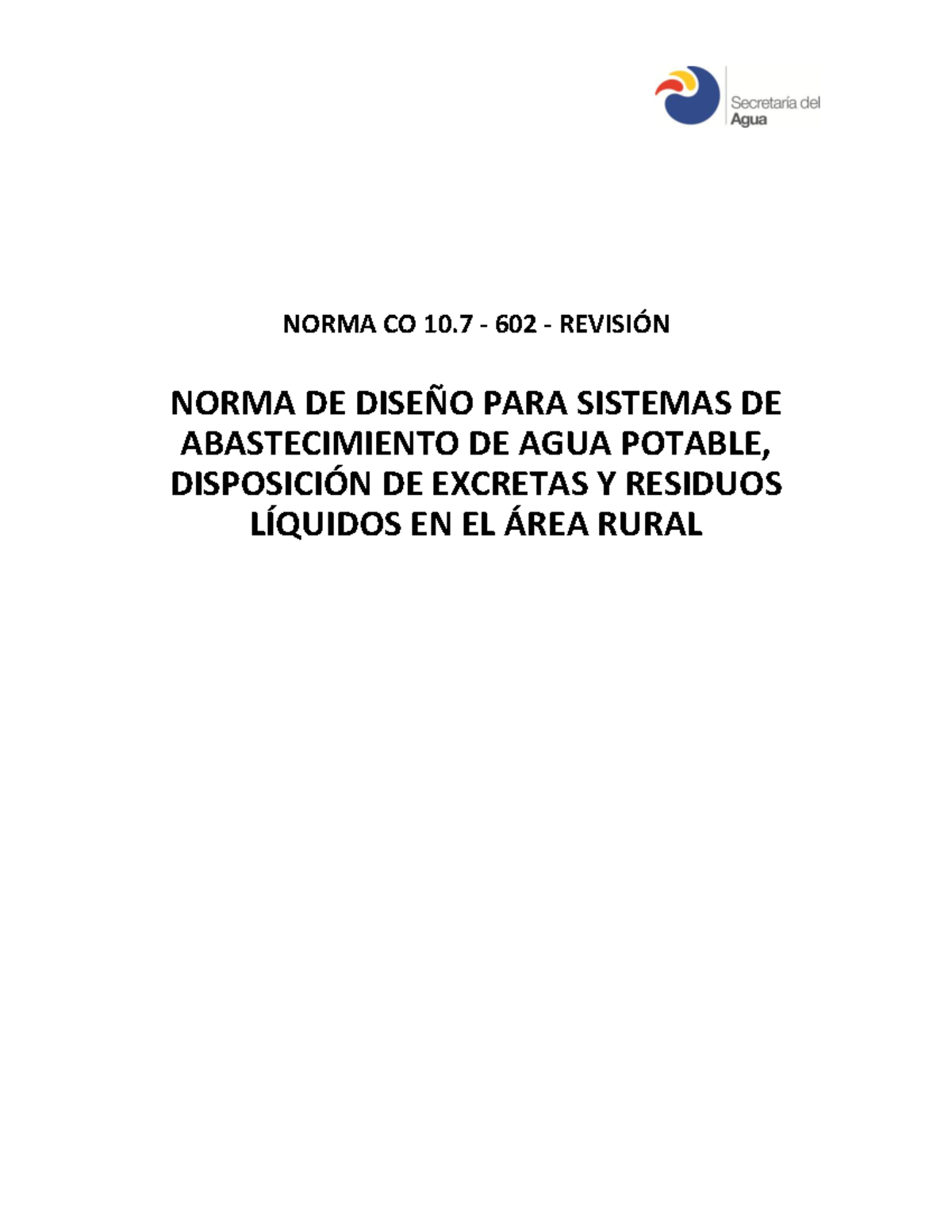 Norma Rural Para Estudios Y Disenos NORMA CO 10 602 REVISI N 