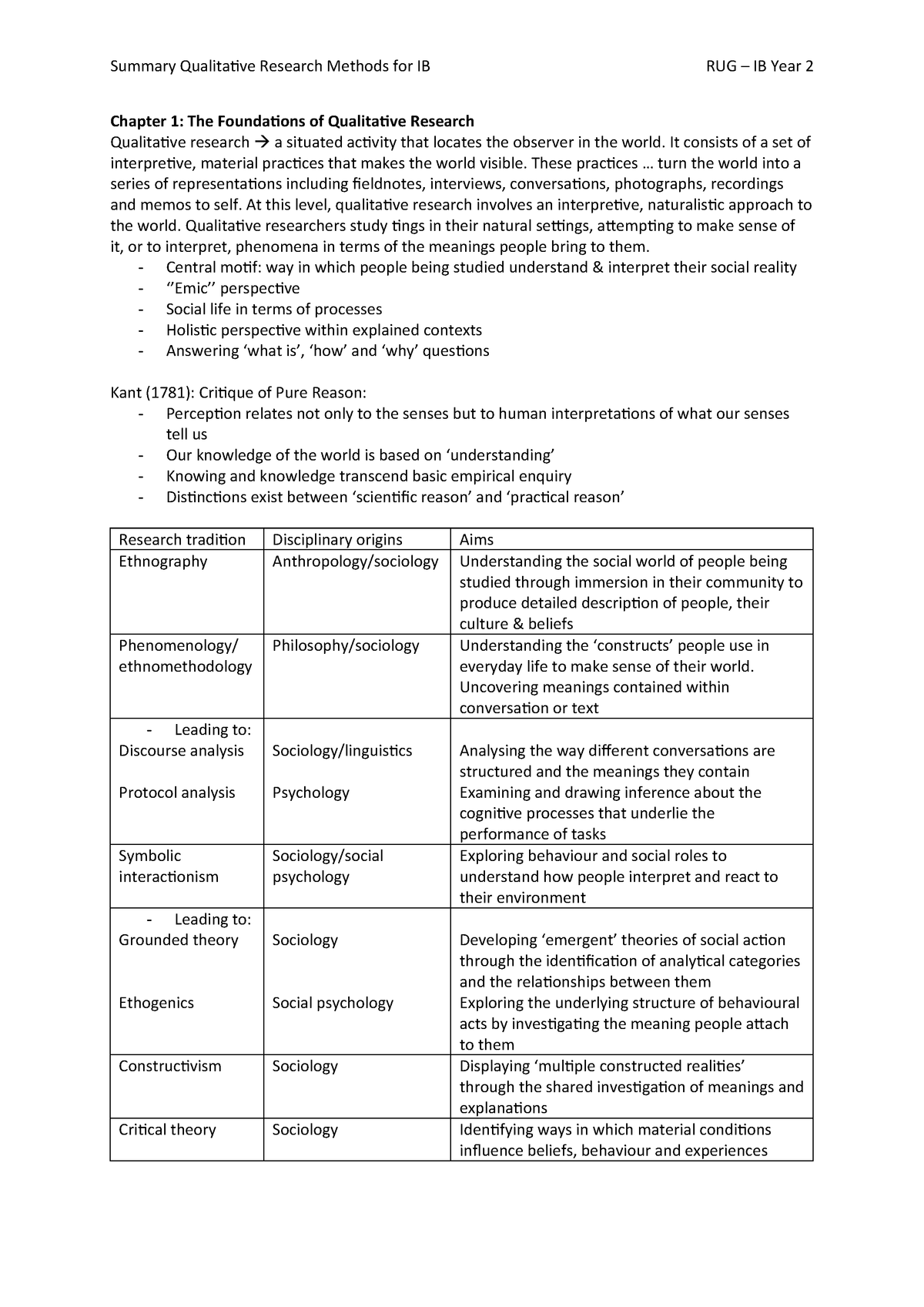 chapter 3 of quantitative research