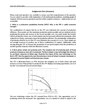 econ 102 assignment 1