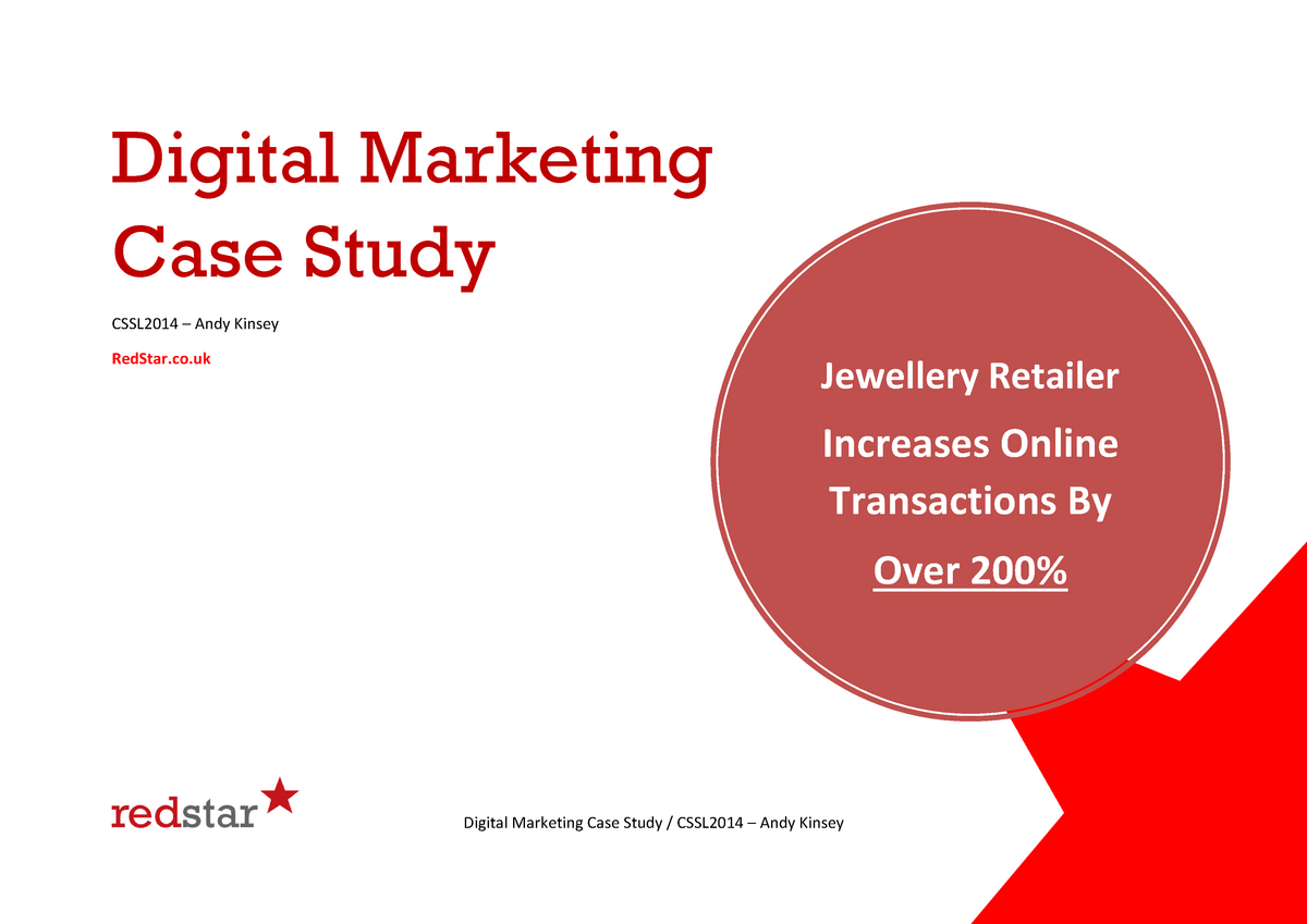 digital marketing case study assignment