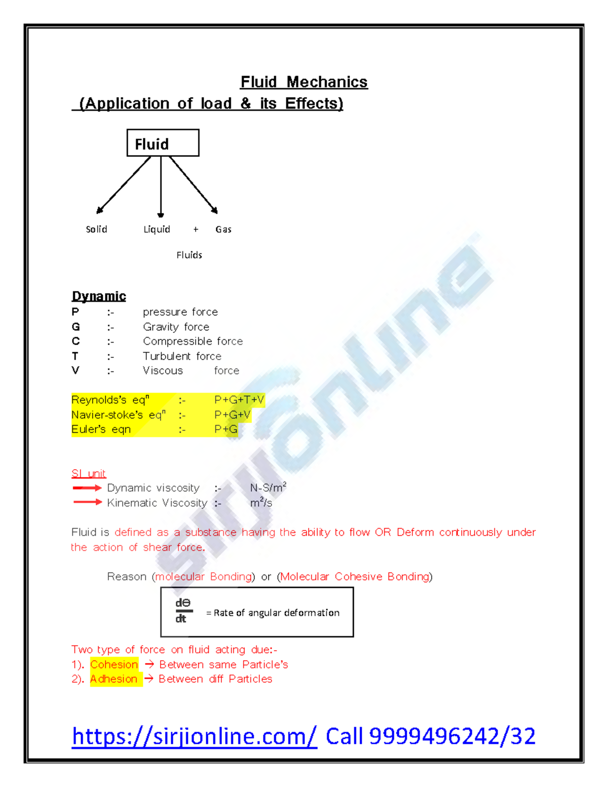 Fm-1 - fluid mechnics - Warning: TT: undefined function: 32 Warning: TT ...