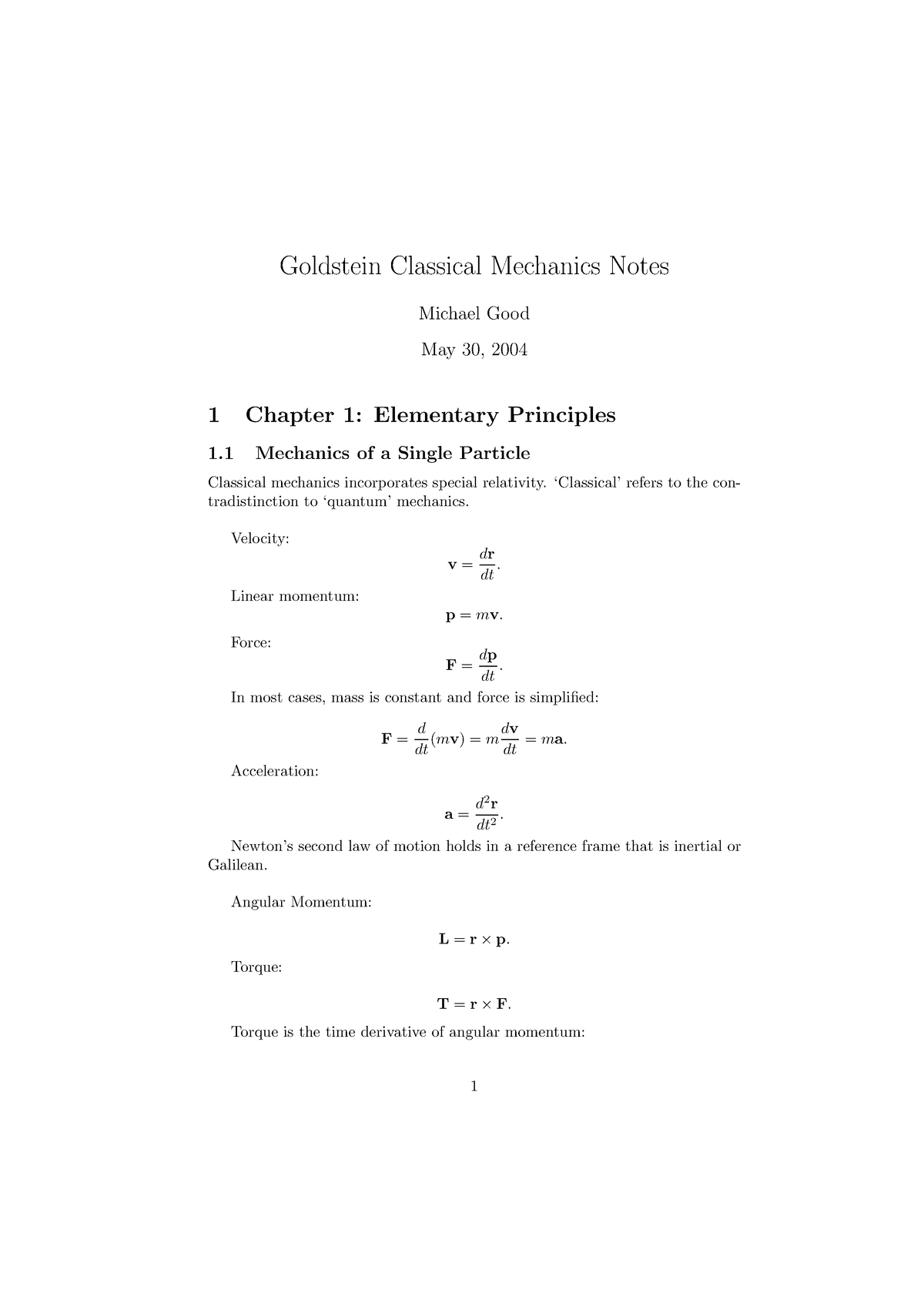 Solution Manual Classical Mechanics Goldsteinpdf Compress Goldstein   Thumb 1200 1697 