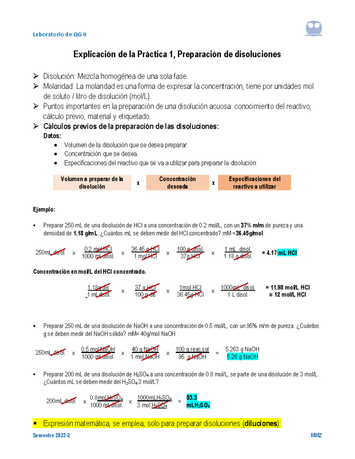 Práctica 1. Preparación De Disoluciones Y Su Titulación - Info ...