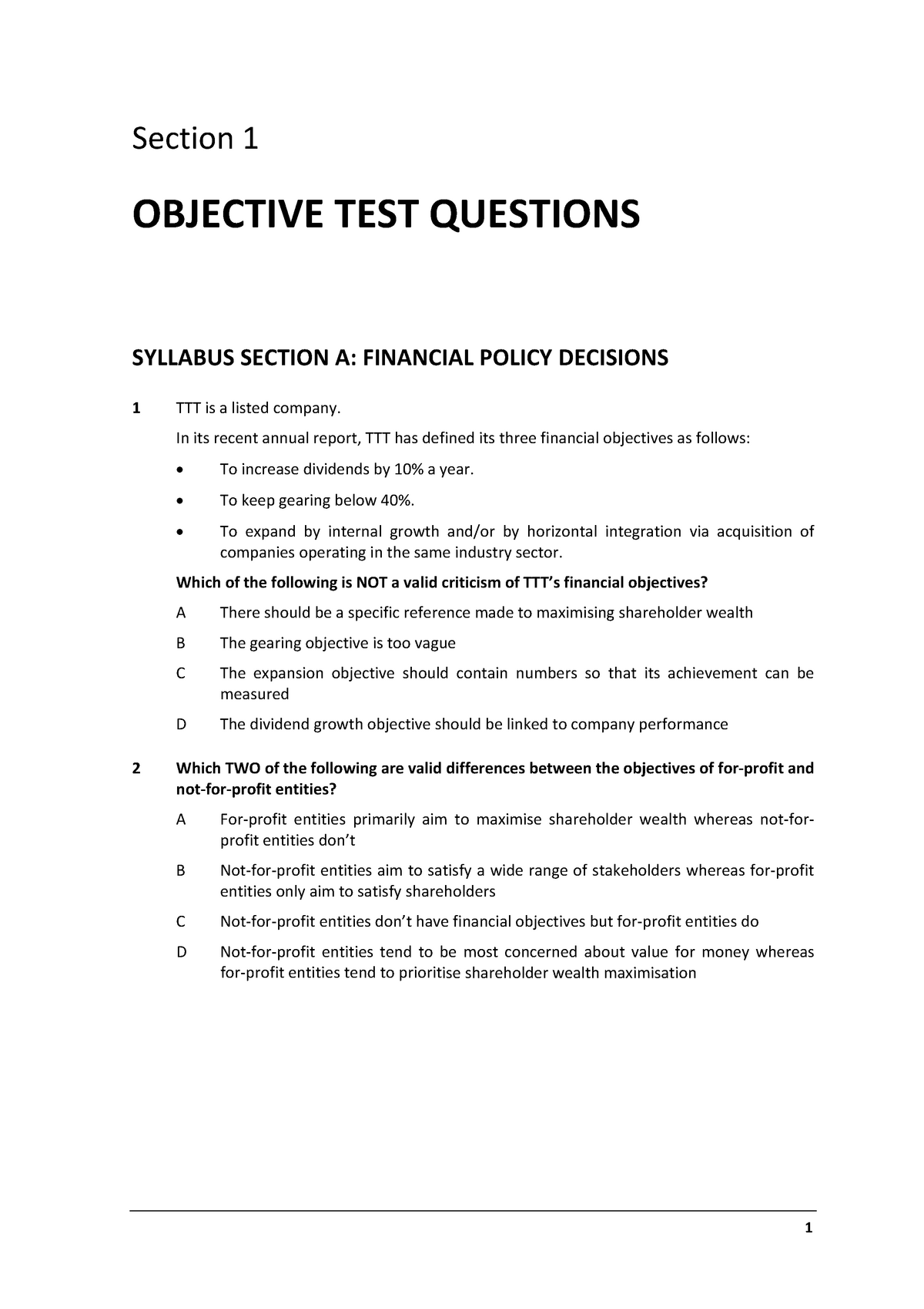 F3 Valid Test Online