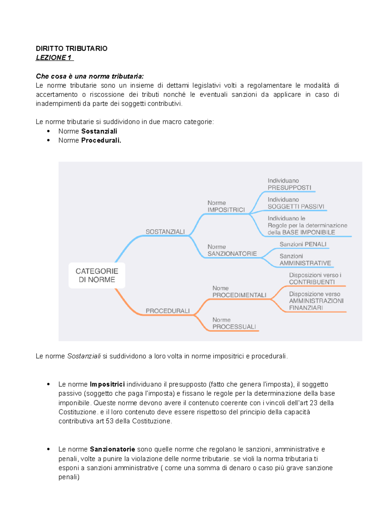 Diritto Tributario 2021 - DIRITTO TRIBUTARIO LEZIONE 1 Che Cosa è Una ...