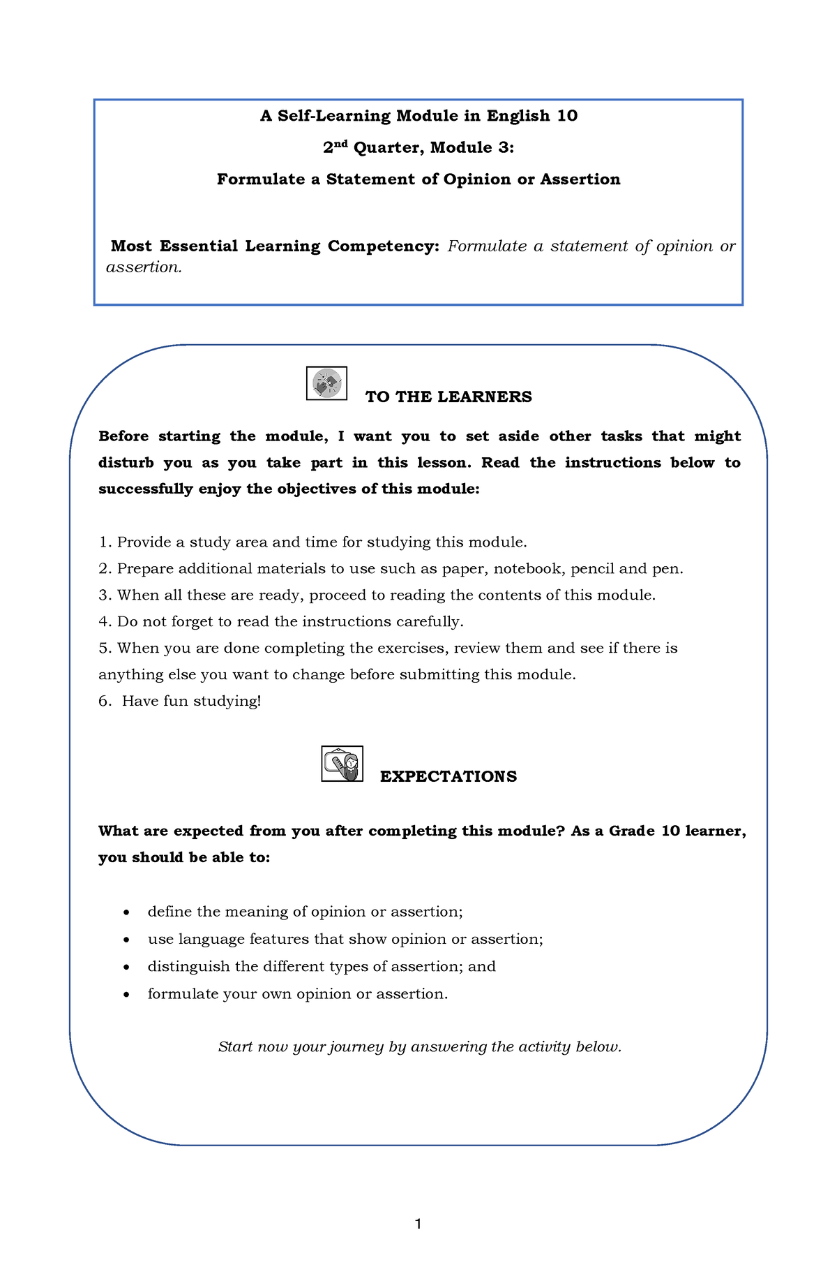 English 10 Q2 Week 3 - Modulemodulemodulemodulemodule Modulemodule ...