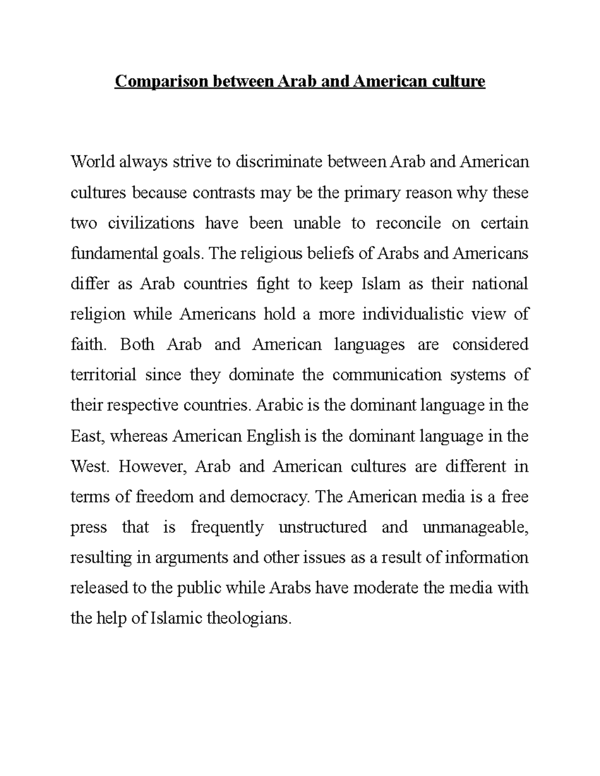 comparison-between-arab-and-american-culture-the-religious-beliefs-of