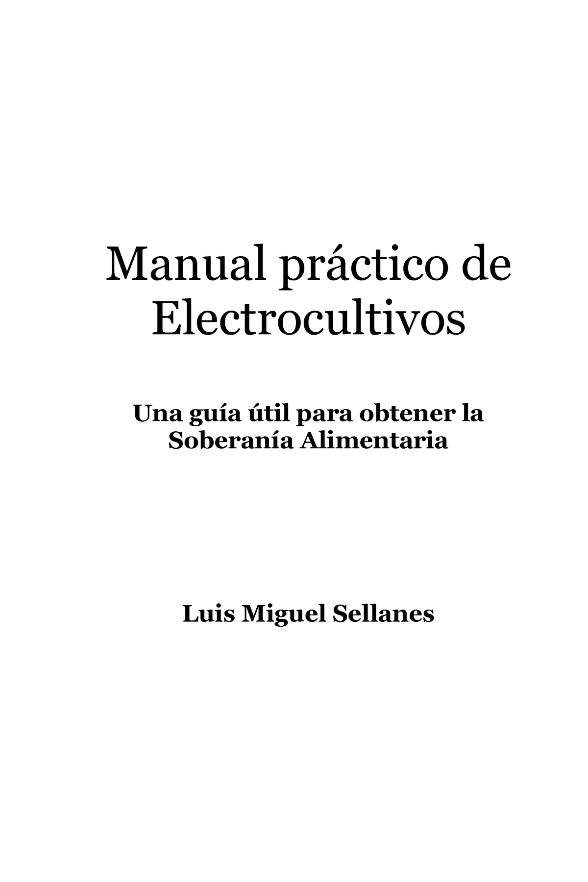 - Manual Electrocultivos - Manual Pr·ctico De Electrocultivos Una GuÌa ...