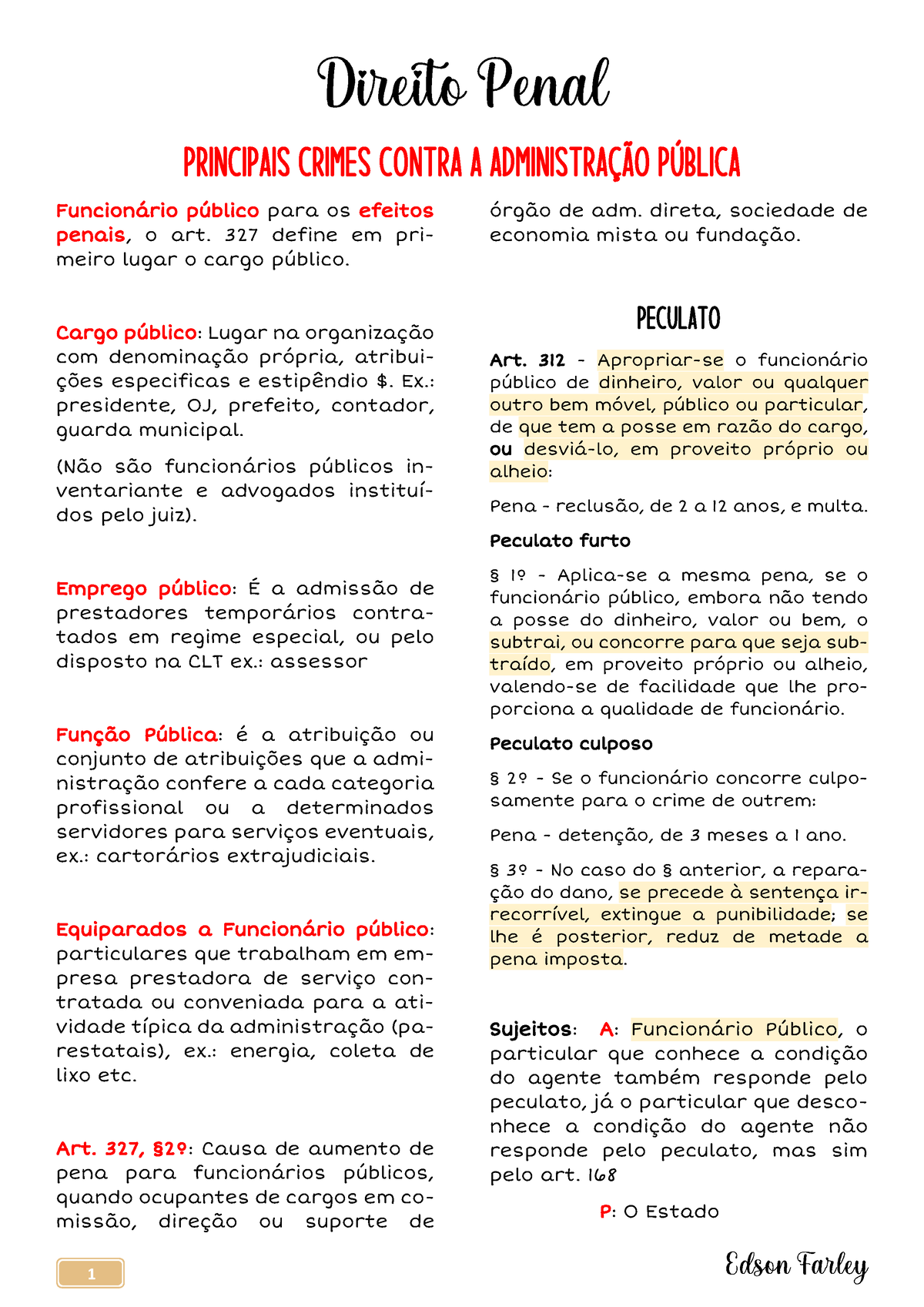 Crimes Contra A Administração Pública Principais Crimes Contra A AdministraÇÃo PÚblica 2786