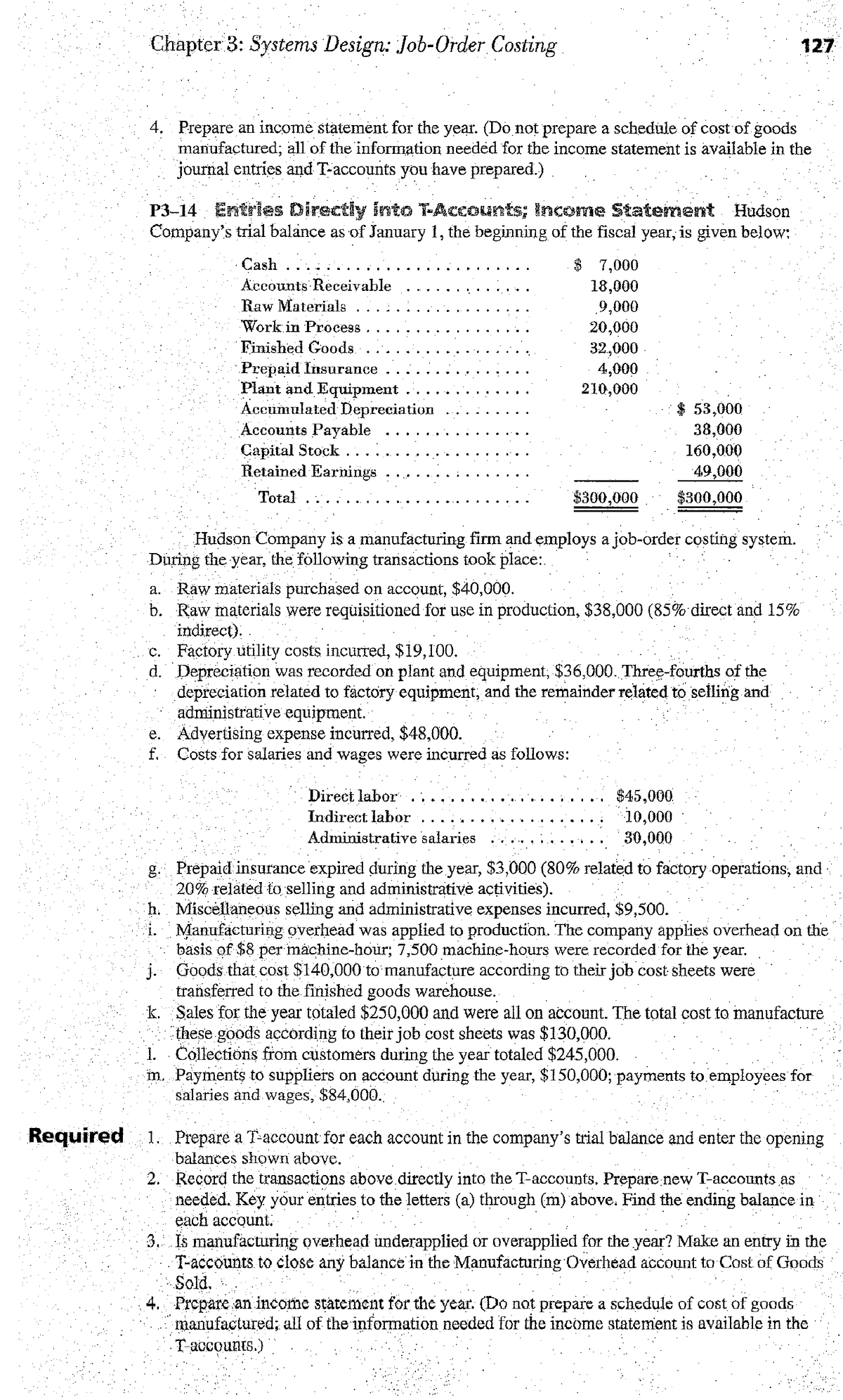 Ch3 Problems - Accounting Chapter 3 Practice - Managerial Accounting ...