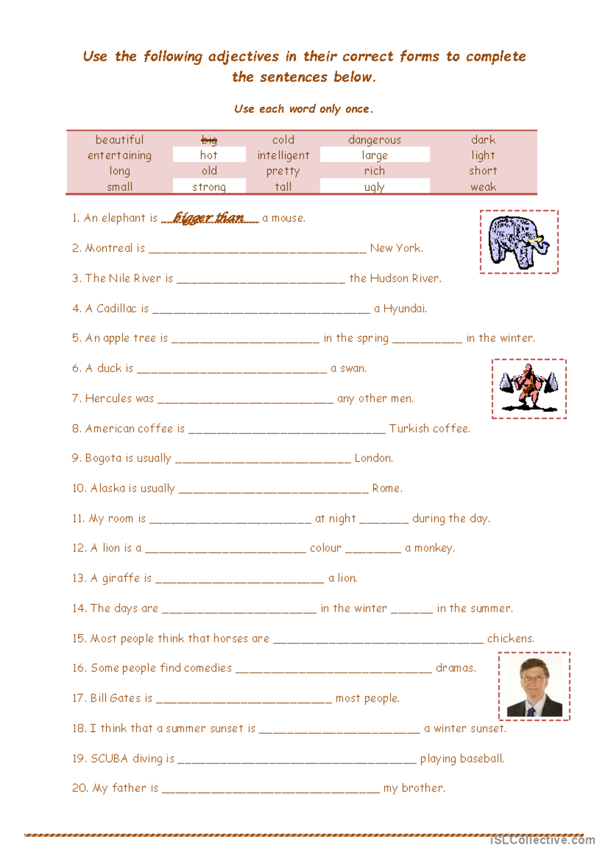 comparatives-grammar-use-the-following-adjectives-in-their-correct