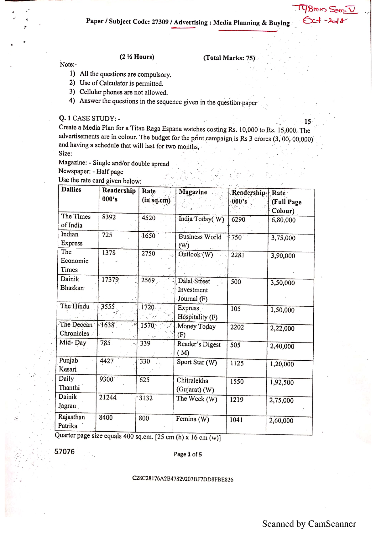 Advertising Media Planning and Buying - Bachelors of Mass Media (BMM ...