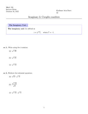 Piecewise Functions and Transformations - Math 104 Lecture Notes ...