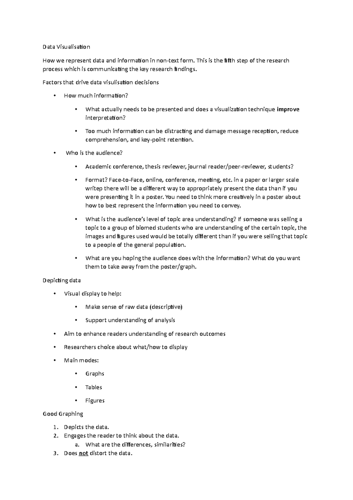 Data communication and visulation - Data Visualisation How we represent ...