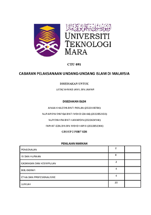 Final Test CTU092 OKT 2020 - SULIT 1 PI/OKT 2020/CTU © Hak Cipta ...