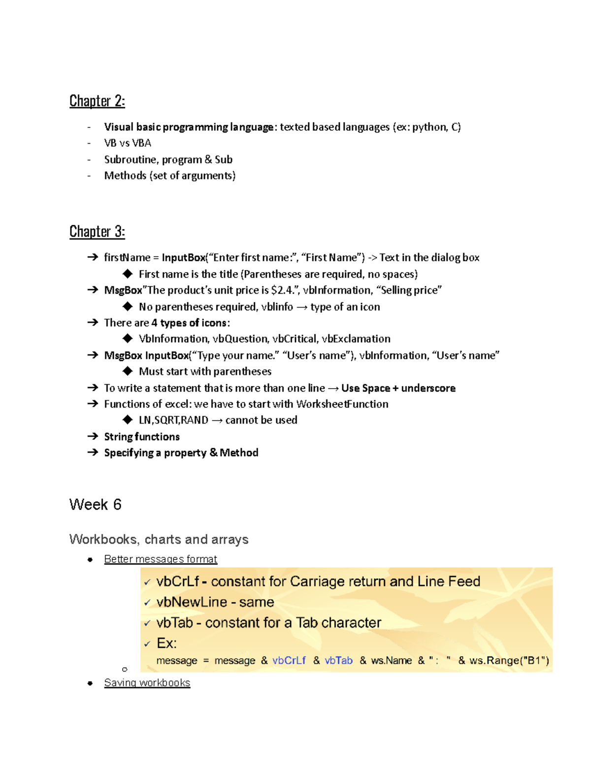CP212 Lecture notes - Chapter 2: - Visual basic programming language ...