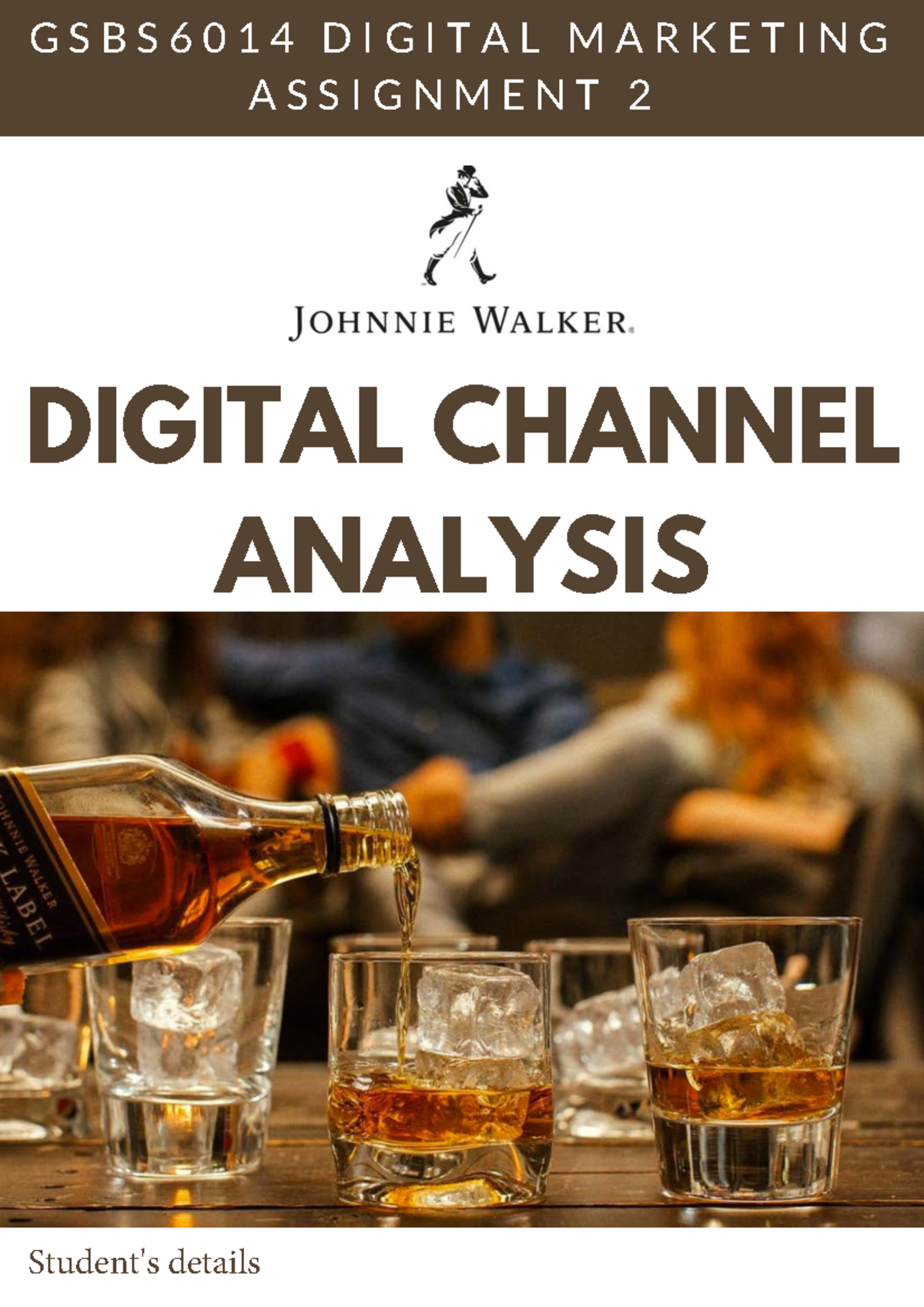GSBS6014 - Assignment 2 - Example 1 - DIGITAL CHANNEL ANALYSIS G S B S ...