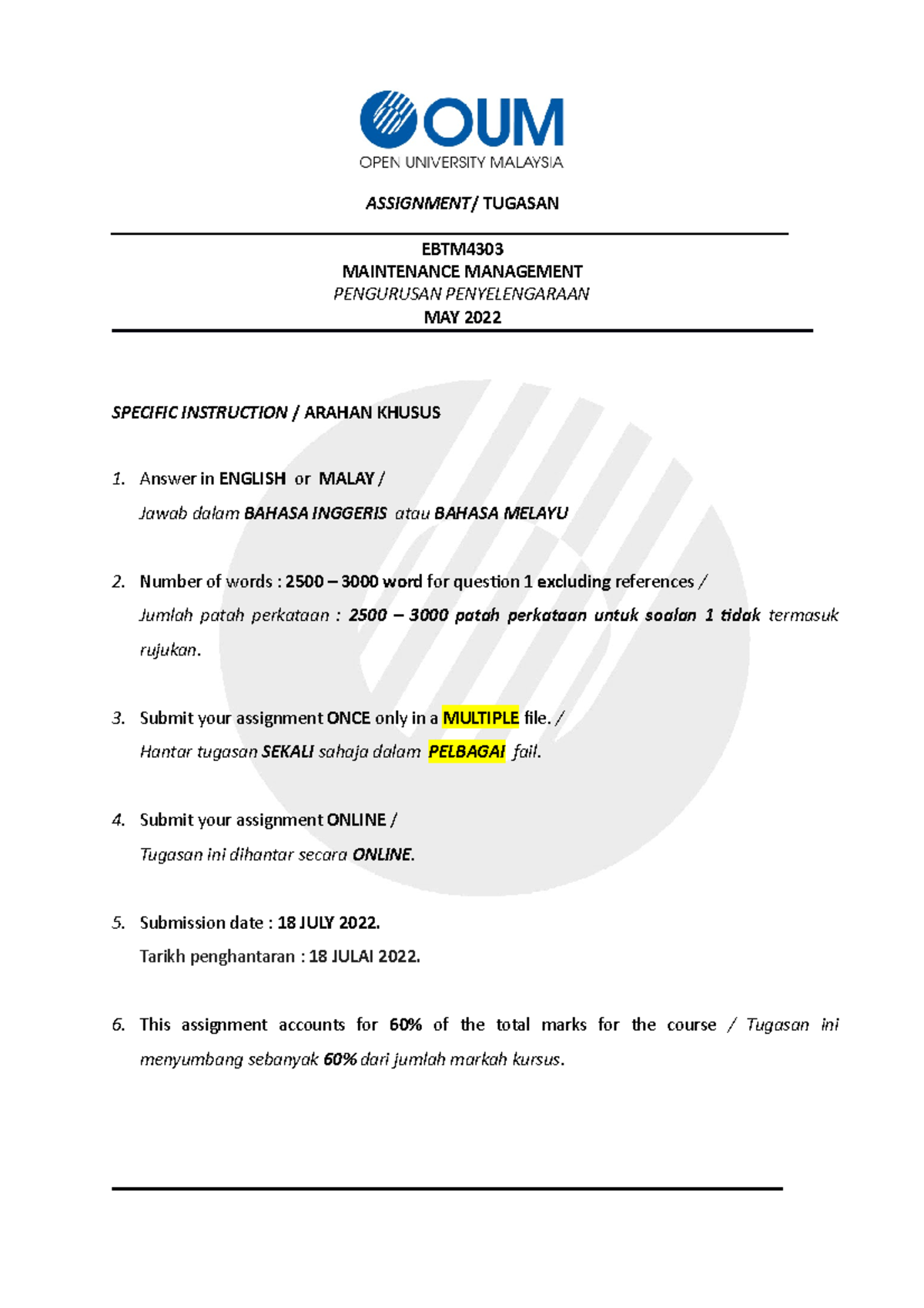 55861 - SIMPLE NOTES - ASSIGNMENT/ TUGASAN - Studocu