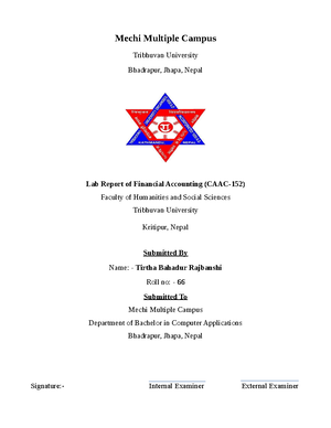 Lab 2 - BCA lab - 1 LAB REPORT OF DSA (Data structure and algorithm ...