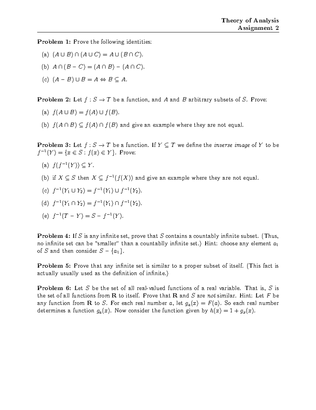 06 Homework 02 - Practice problems and concept outlines - Theory of ...