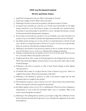 Review+Exam+2 - Review of the second exam with questions. - REVIEW ...