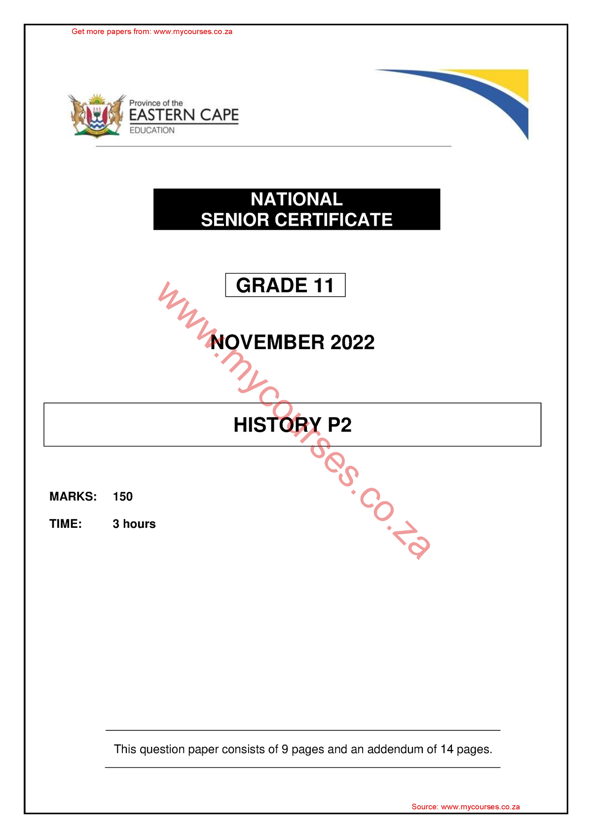 History P2 QP GR11 NOV2022 English NATIONAL SENIOR CERTIFICATE GRADE   Thumb 1200 1697 