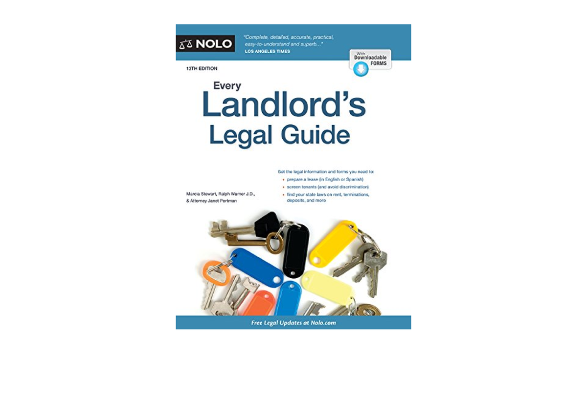 PDF Read Online Every Landlord S Legal Guide Free Acces - Studocu