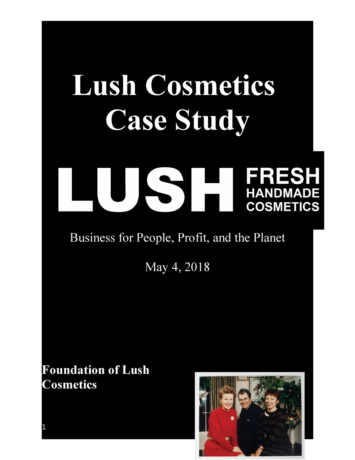 Lush Cosmetics Case Study