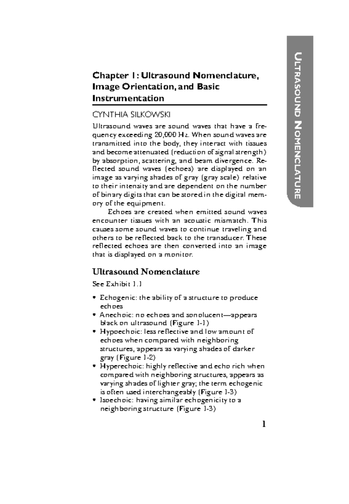 05. Emergency medicine sonography 1 U LTRASOUND N OMENCLATURE Chapter