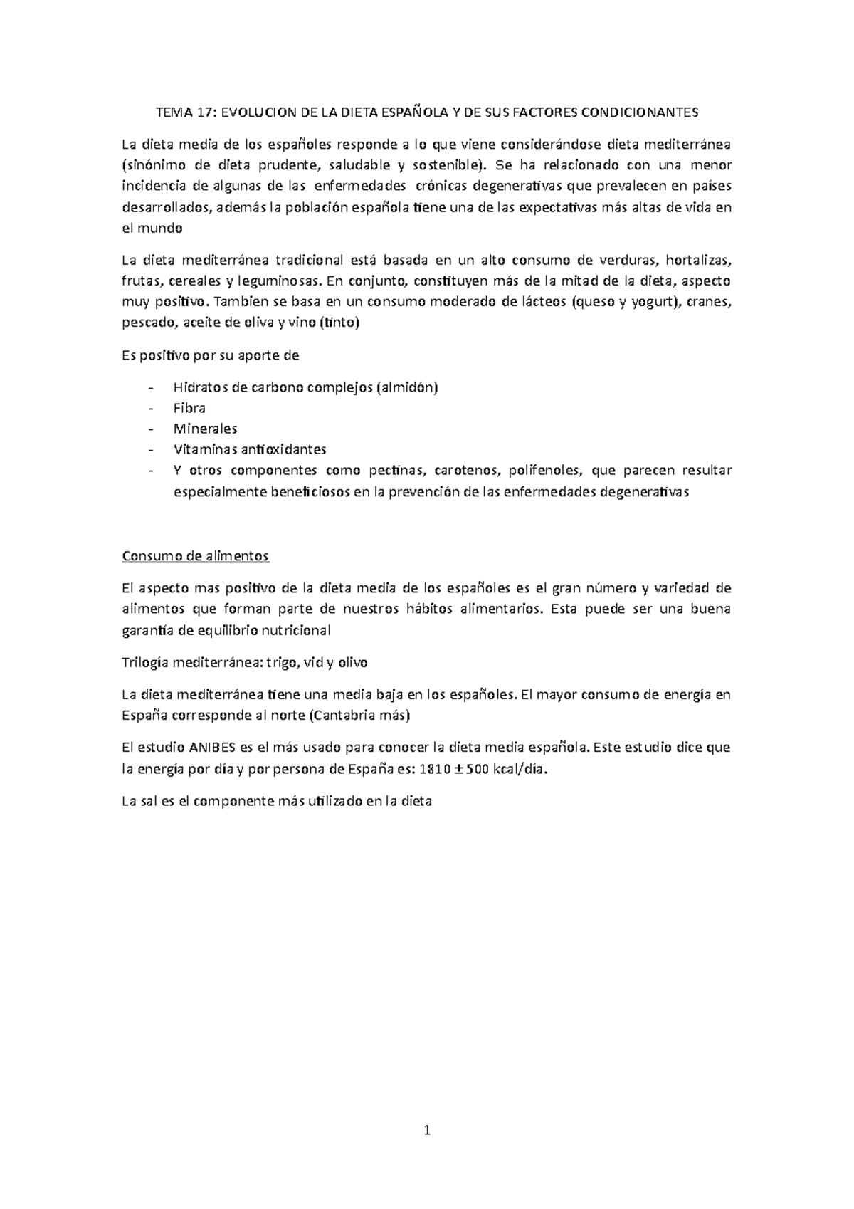 TEMA 17 apuntes alimentacion y cultura ucm, doble grado de farmacia y TEMA 17 apuntes alimentacion y cultura ucm, doble grado de farmacia y