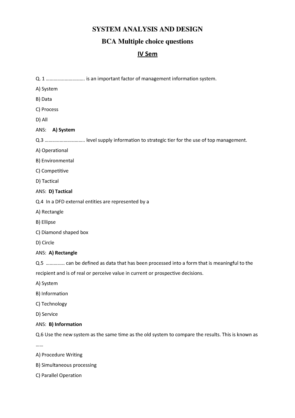 system-analysis-and-design-bca-multiple-system-analysis-and-design