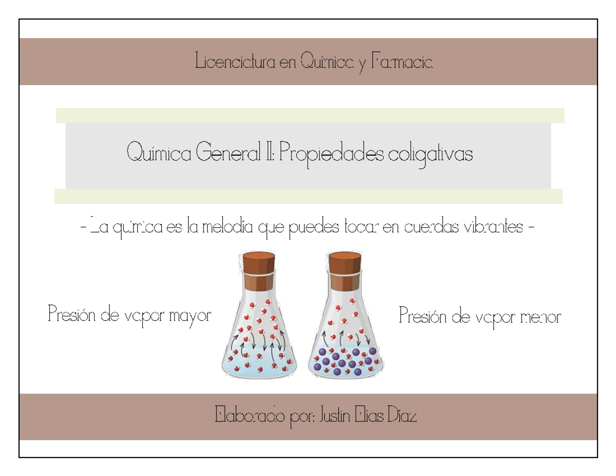 Propiedades Coligativas - Cuando un soluto y un solvente se combinan ...