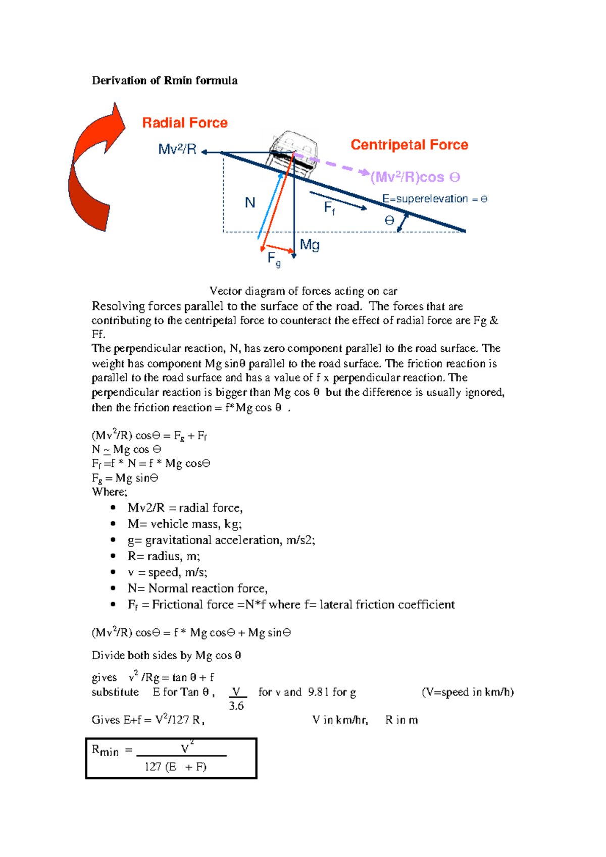 Additional Reading Deriving Formulae For Hc Radius Studocu