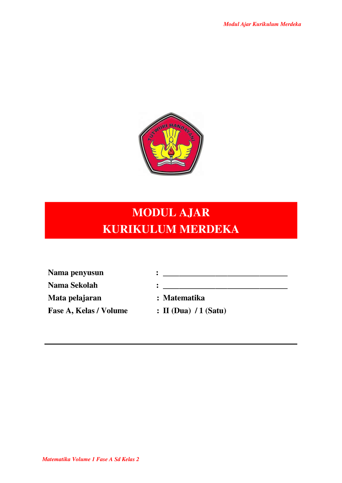 1. Modul Ajar MTK Kelas 2 - BAB 1 (Websiteedukasi - MODUL AJAR ...