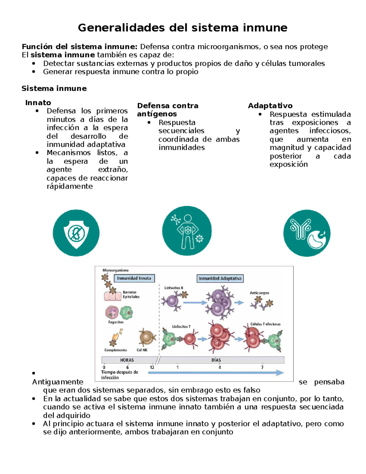 Generalidades del sistema inmune - Generalidades del sistema inmune ...