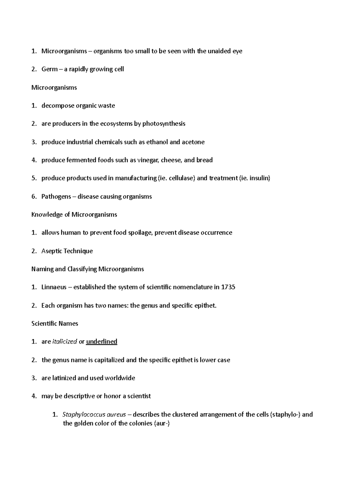 Microorganism - Microorganisms – organisms too small to be seen with ...