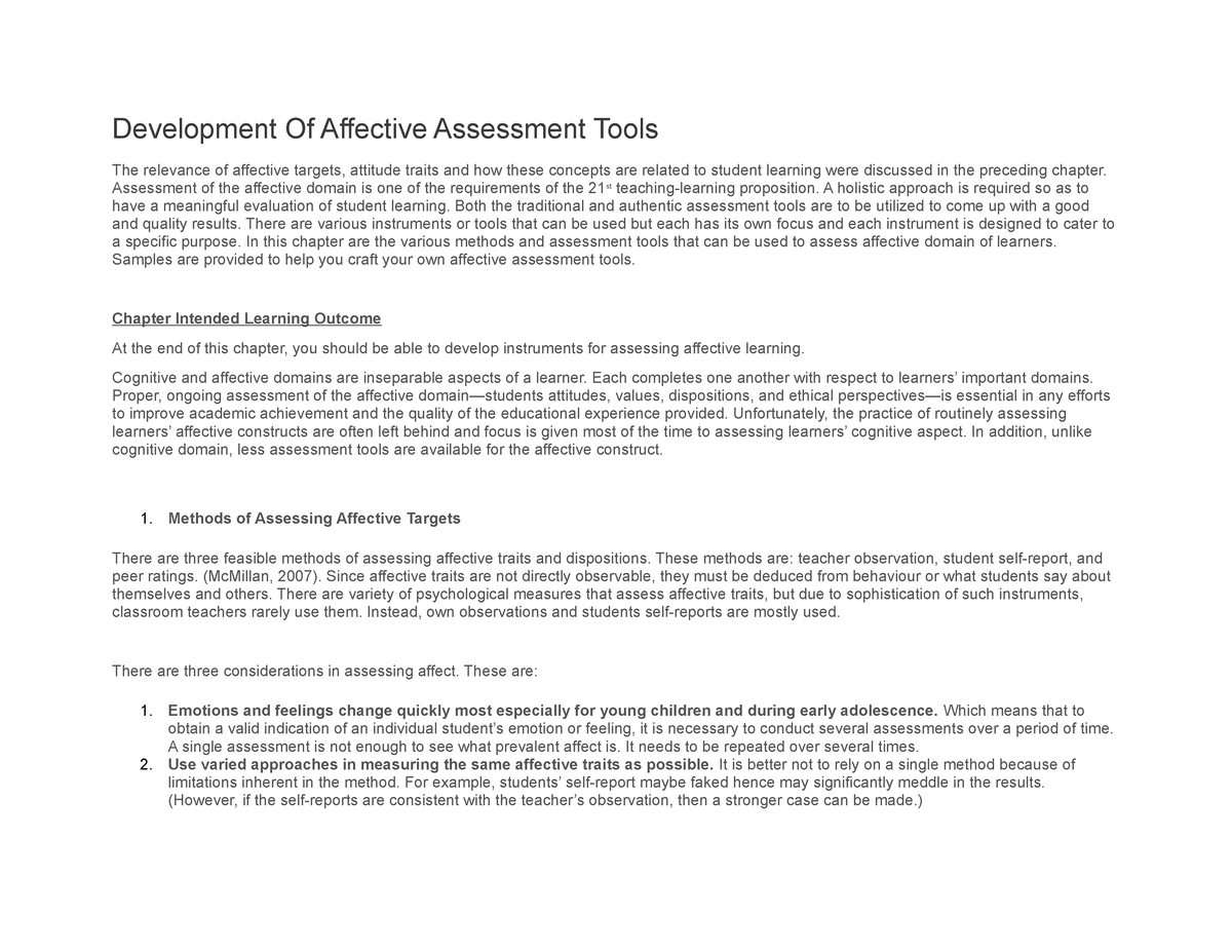 affective-assessment-tool-development-of-affective-assessment-tools