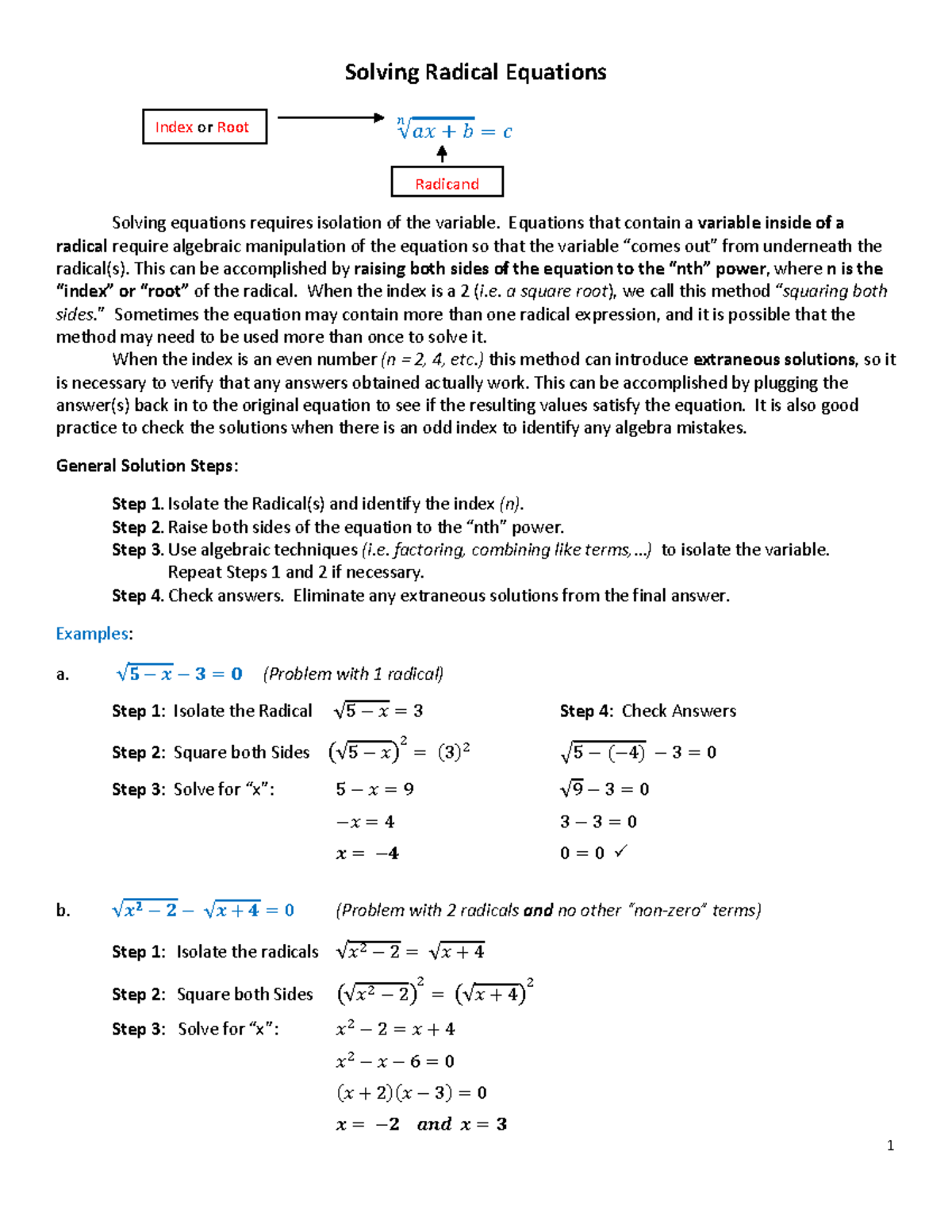 solving-radical-equations-1-solving-radical-equations