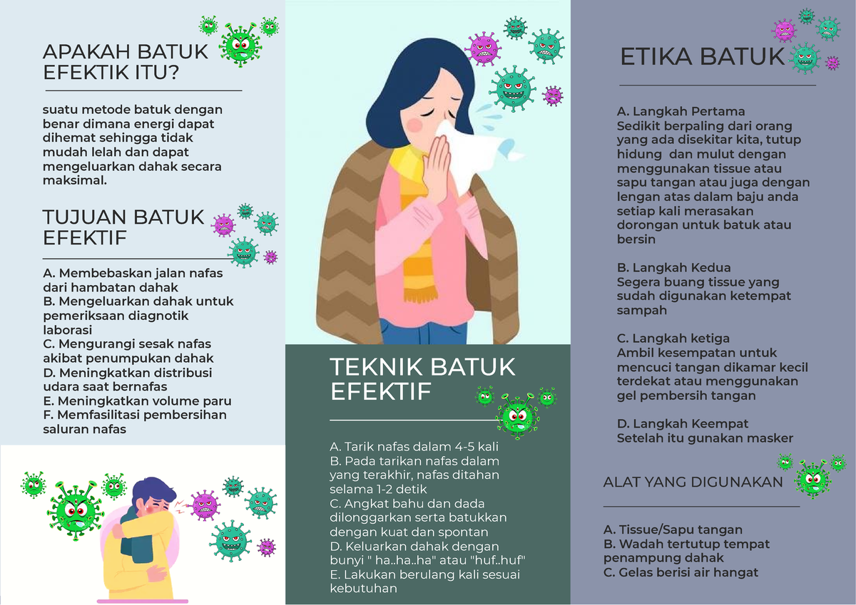 Leafleat Batuk Efektif - TEKNIK BATUK EFEKTIF TEKNIK BATUK EFEKTIF A ...