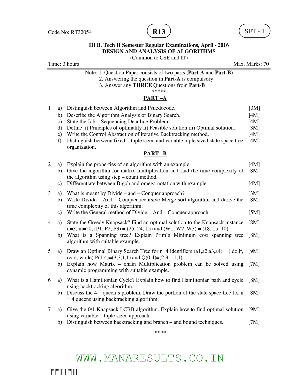 Question Paper 1 - Study - III B. Tech II Semester Regular Examinations ...